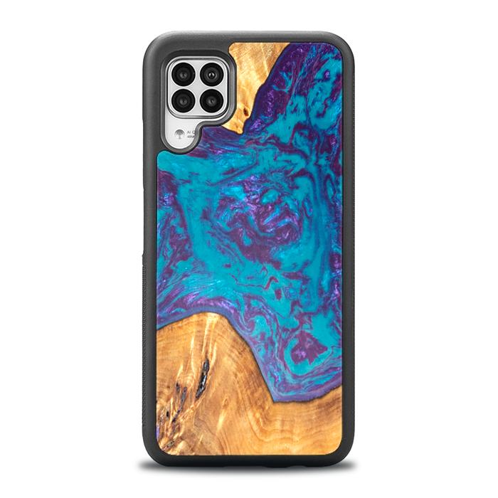 Huawei P40 lite Handyhülle aus Harz und Holz - SYNERGY#B25