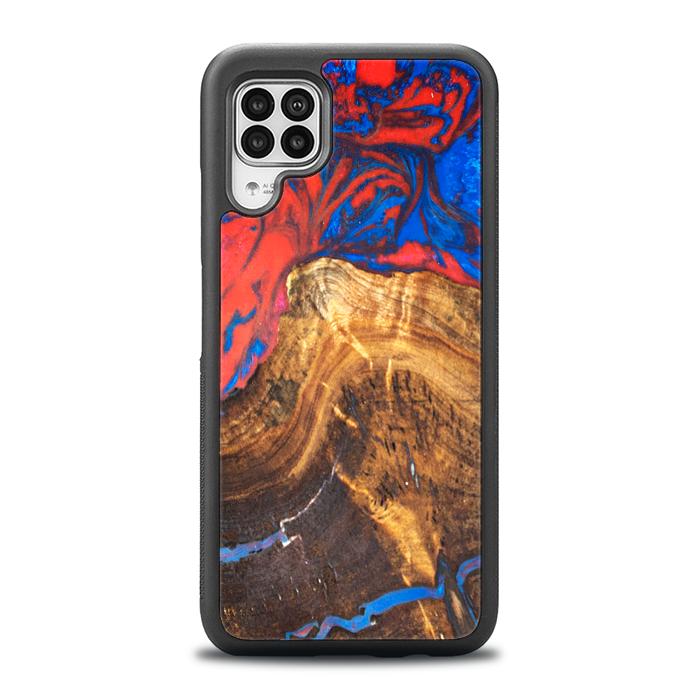 Huawei P40 lite Handyhülle aus Harz und Holz - SYNERGY#B31