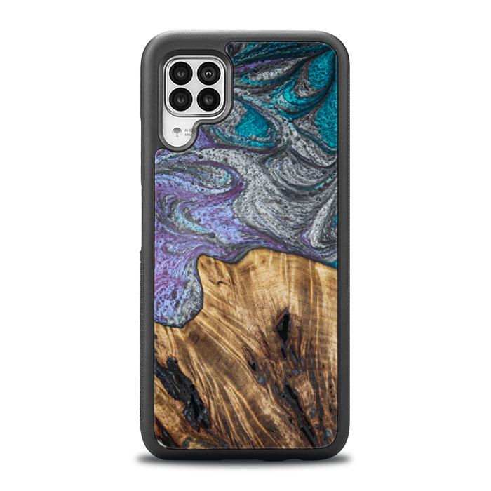 Huawei P40 lite Handyhülle aus Harz und Holz - SYNERGY#C47