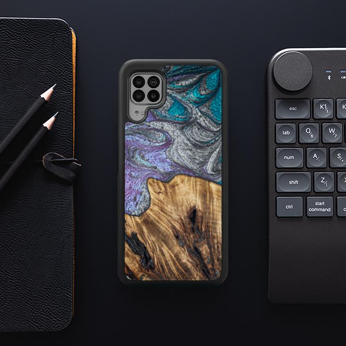 Huawei P40 lite Handyhülle aus Harz und Holz - SYNERGY#C47