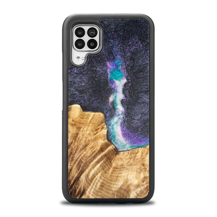 Huawei P40 lite Handyhülle aus Harz und Holz - SYNERGY#C7