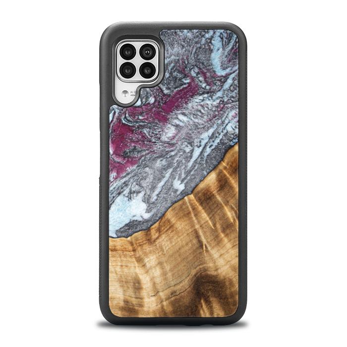 Huawei P40 lite Handyhülle aus Harz und Holz - Synergy#C12