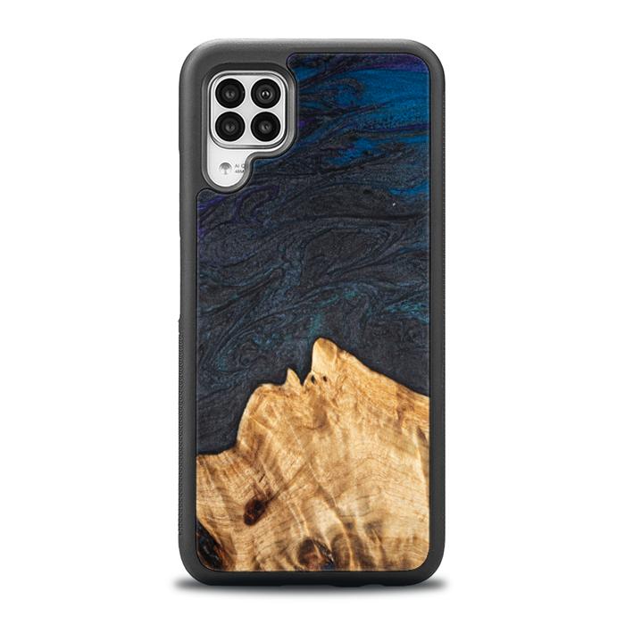 Huawei P40 lite Handyhülle aus Harz und Holz - Synergy#C5