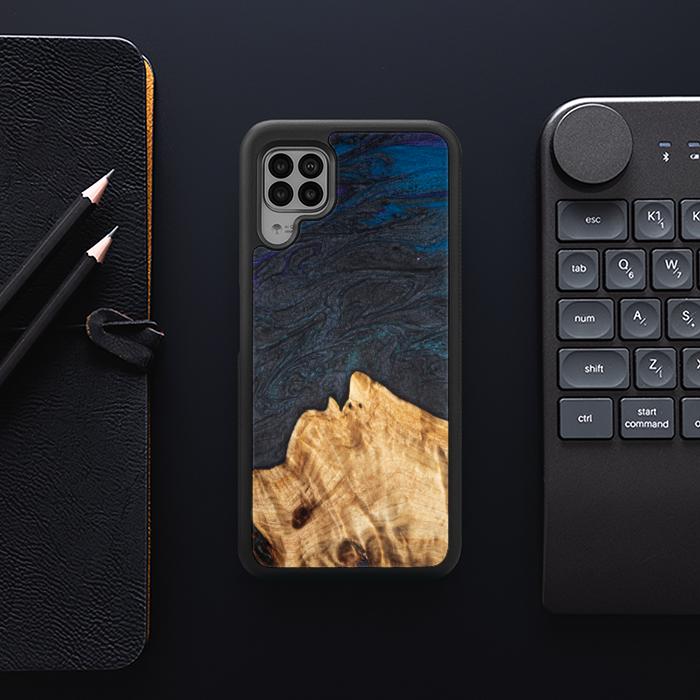 Huawei P40 lite Handyhülle aus Harz und Holz - Synergy#C5