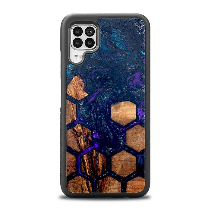 Huawei P40 lite Handyhülle aus Harz und Holz - Synergy#D106