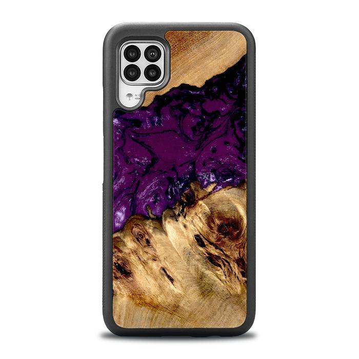 Huawei P40 lite Handyhülle aus Harz und Holz - Synergy#D113