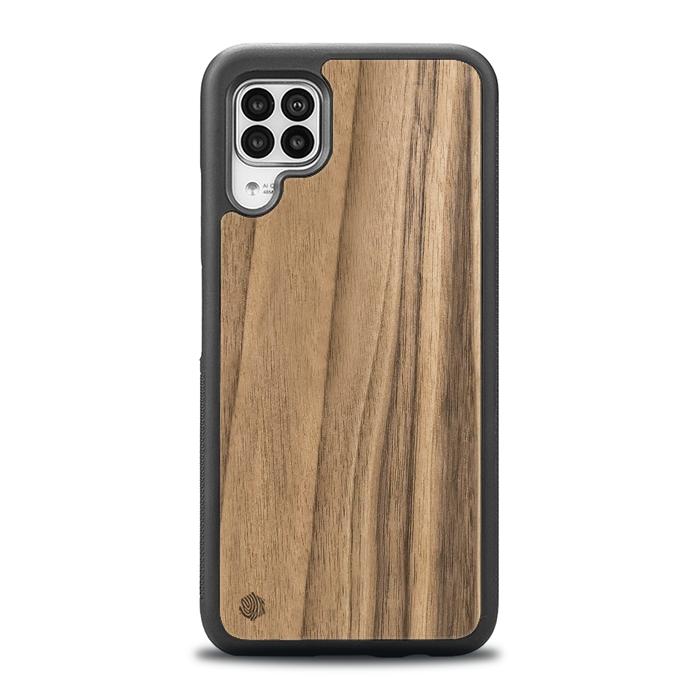 Huawei P40 lite Handyhülle aus Holz - Nussbaum