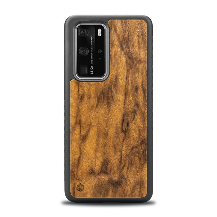 Huawei P40 Pro Handyhülle aus Holz - Imbuia