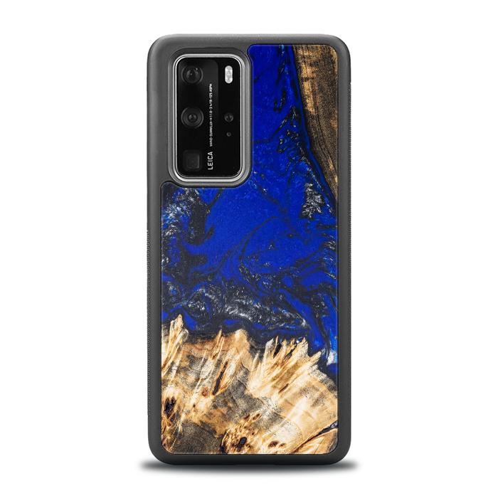 Huawei P40 Pro Handyhülle aus Harz und Holz - SYNERGY#176