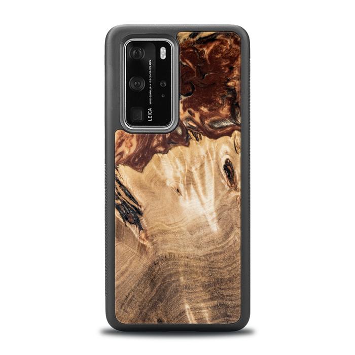 Huawei P40 Pro Handyhülle aus Harz und Holz - SYNERGY#A100