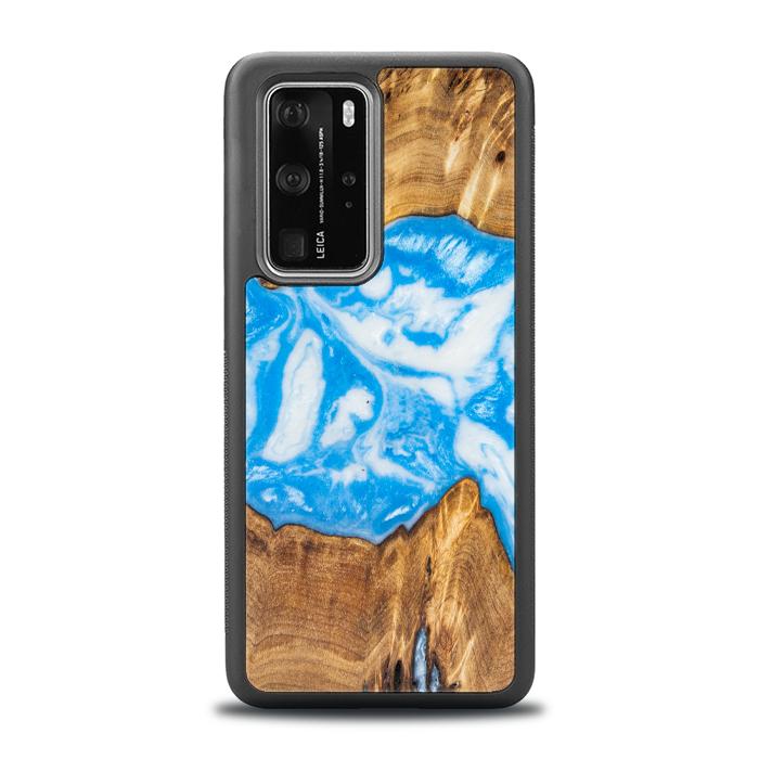 Huawei P40 Pro Handyhülle aus Harz und Holz - SYNERGY#A29