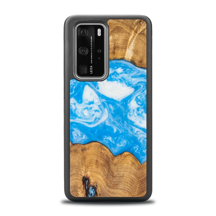 Huawei P40 Pro Handyhülle aus Harz und Holz - SYNERGY#A32