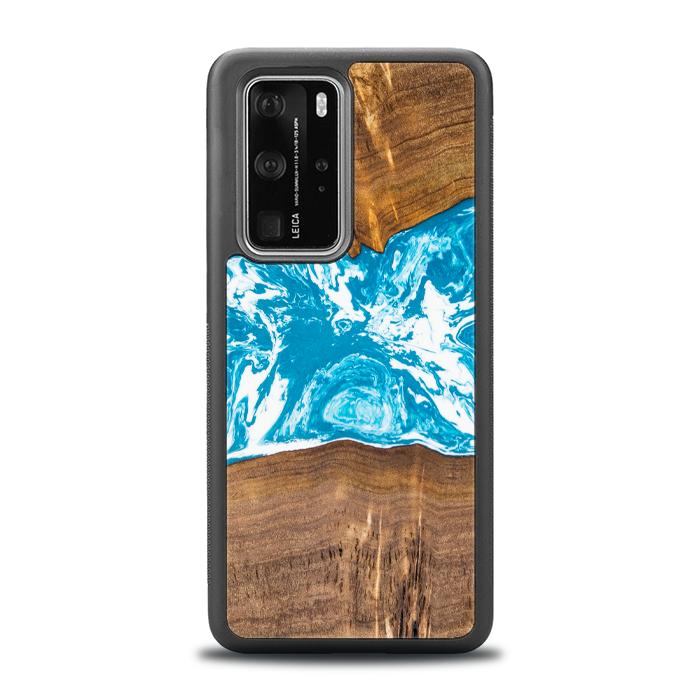 Huawei P40 Pro Handyhülle aus Harz und Holz - SYNERGY#A7