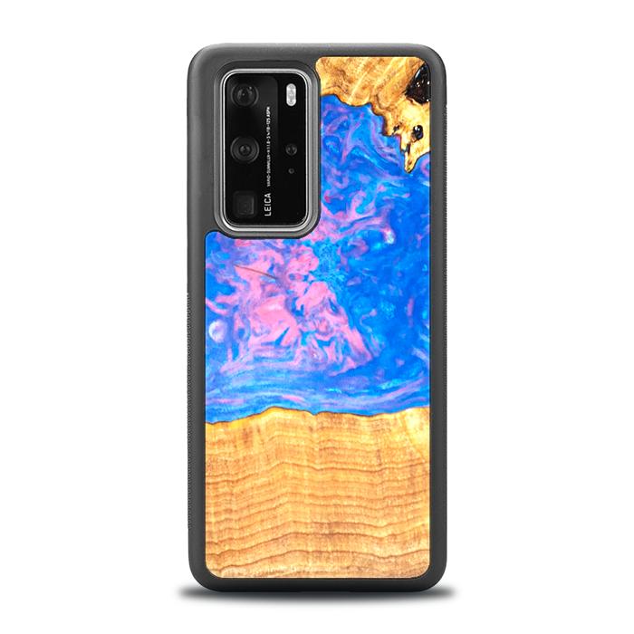 Huawei P40 Pro Handyhülle aus Harz und Holz - SYNERGY#B23