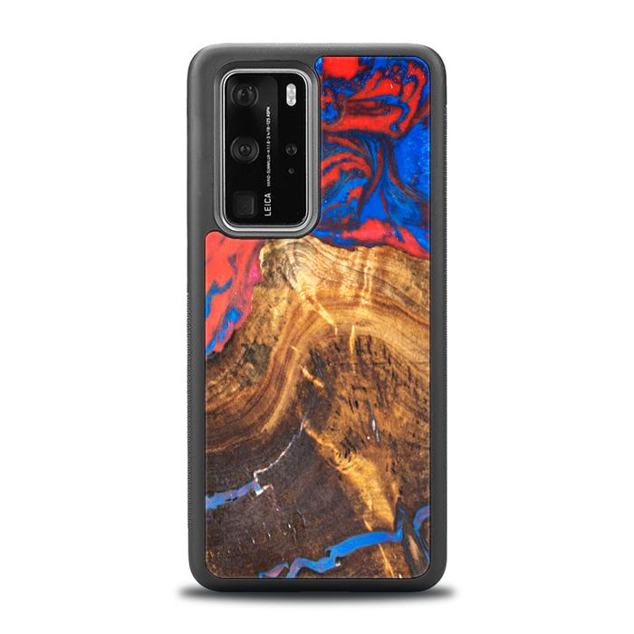 Huawei P40 Pro Handyhülle aus Harz und Holz - SYNERGY#B31
