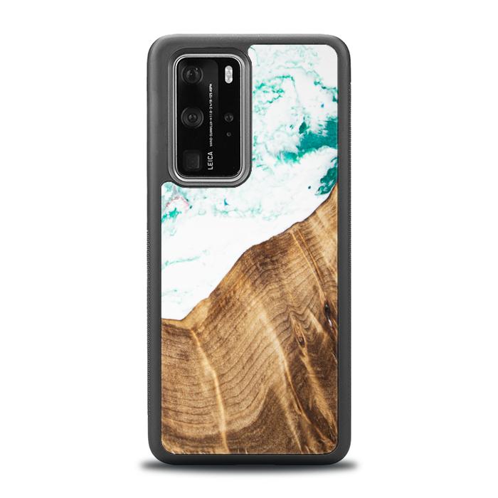 Huawei P40 Pro Handyhülle aus Harz und Holz - SYNERGY#C14