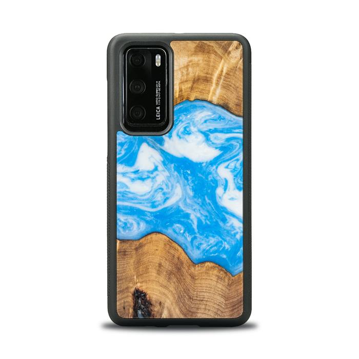 Huawei P40 Handyhülle aus Harz und Holz - SYNERGY#A31