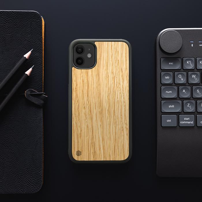 iPhone 11 Handyhülle aus Holz - Eiche
