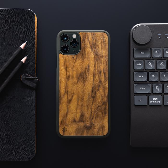 iPhone 11 Pro Max Handyhülle aus Holz - Imbuia