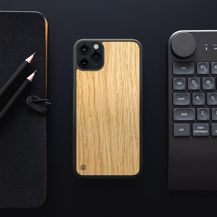 iPhone 11 Pro Max Handyhülle aus Holz - Eiche