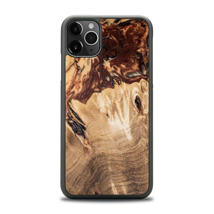 iPhone 11 Pro Max Handyhülle aus Harz und Holz - SYNERGY#A100