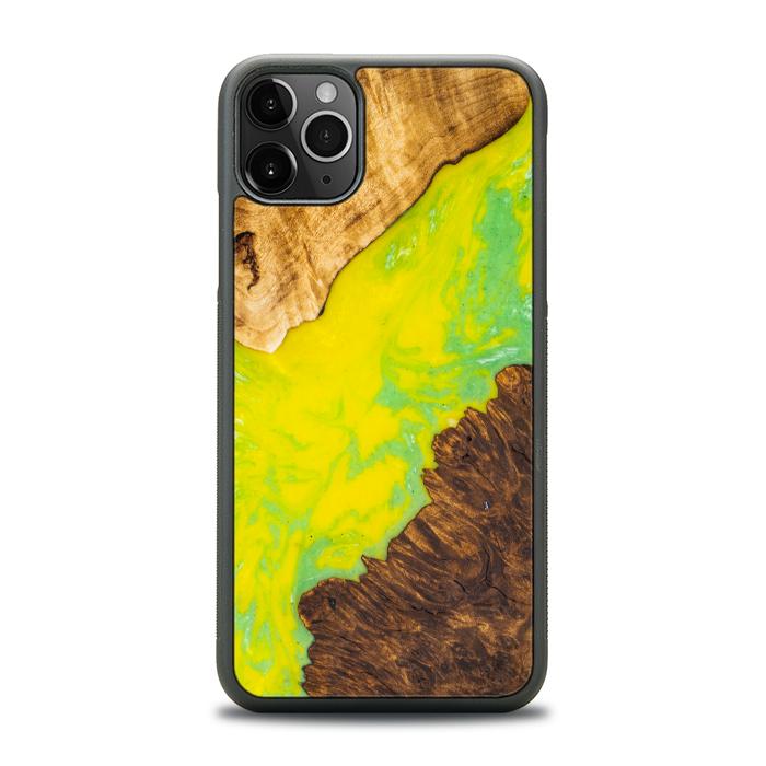 iPhone 11 Pro Max Handyhülle aus Harz und Holz - SYNERGY#A12