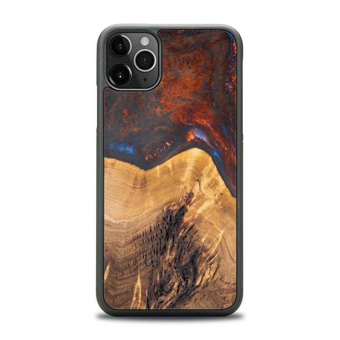 iPhone 11 Pro Max Handyhülle aus Harz und Holz - SYNERGY#A21