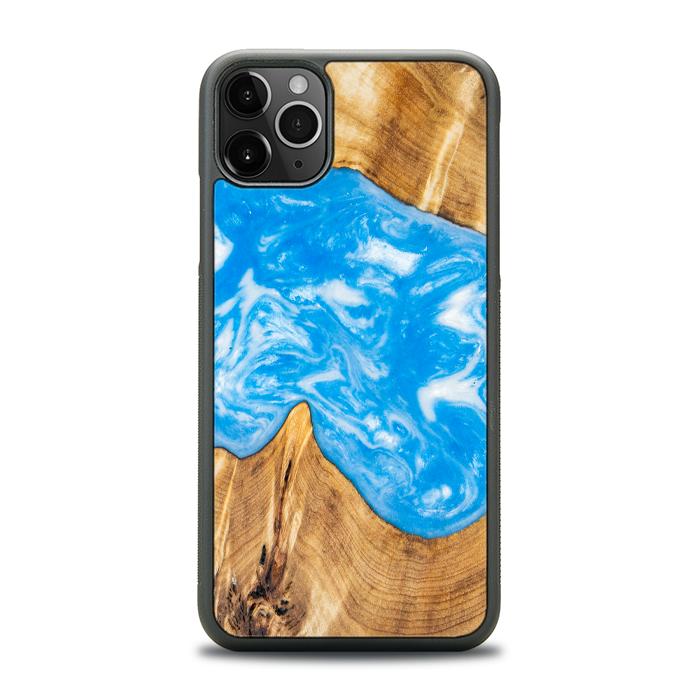 iPhone 11 Pro Max Handyhülle aus Harz und Holz - SYNERGY#A26