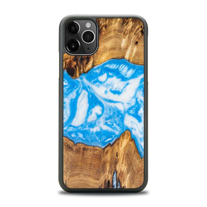 iPhone 11 Pro Max Handyhülle aus Harz und Holz - SYNERGY#A29