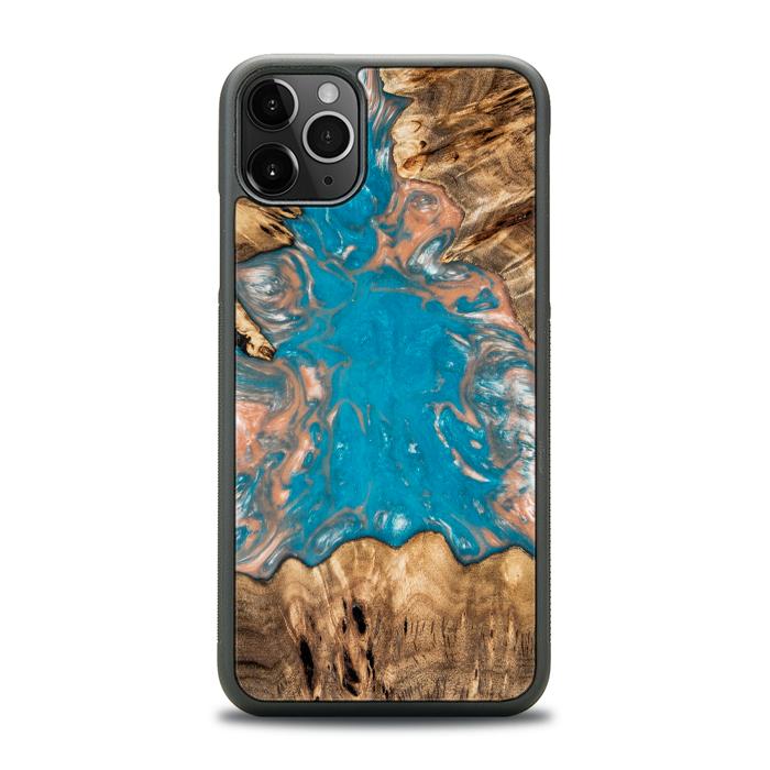 iPhone 11 Pro Max Handyhülle aus Harz und Holz - SYNERGY#A97