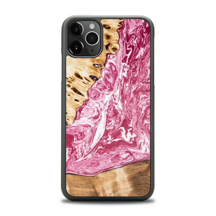 iPhone 11 Pro Max Handyhülle aus Harz und Holz - SYNERGY#A99