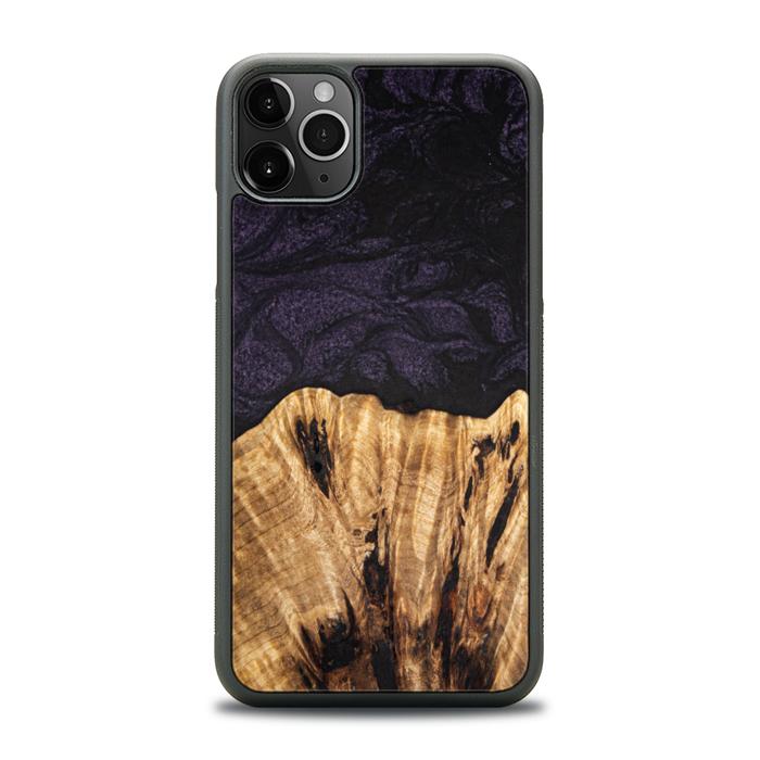 iPhone 11 Pro Max Handyhülle aus Harz und Holz - SYNERGY#C31