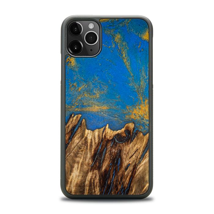 iPhone 11 Pro Max Handyhülle aus Harz und Holz - SYNERGY#C43