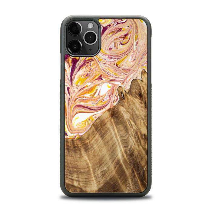 iPhone 11 Pro Max Handyhülle aus Harz und Holz - SYNERGY#C48