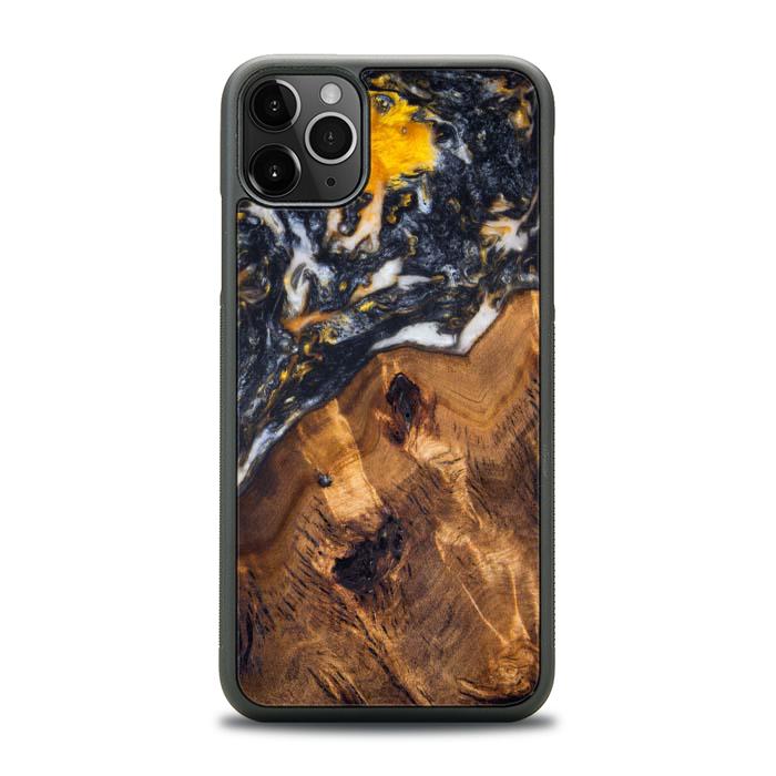 iPhone 11 Pro Max Handyhülle aus Harz und Holz - Synergy#235