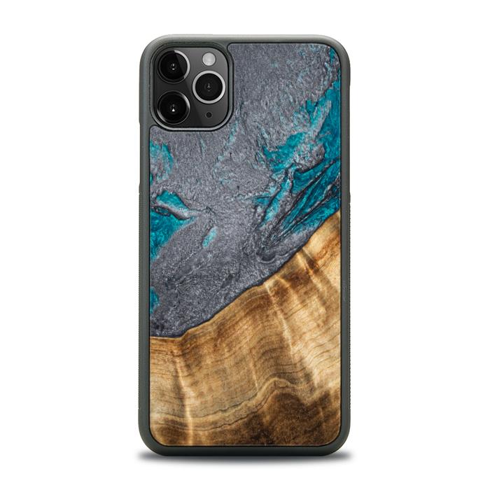 iPhone 11 Pro Max Handyhülle aus Harz und Holz - Synergy#C45