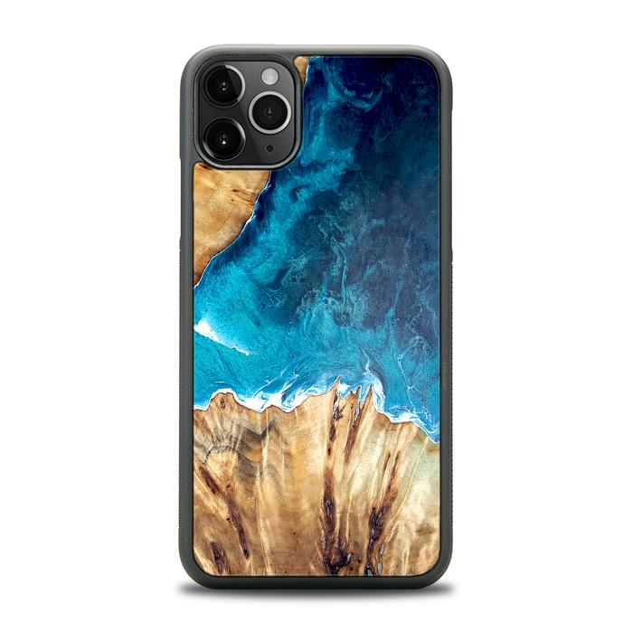iPhone 11 Pro Max Handyhülle aus Harz und Holz - Synergy#D126