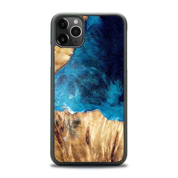 iPhone 11 Pro Max Handyhülle aus Harz und Holz - Synergy#D127