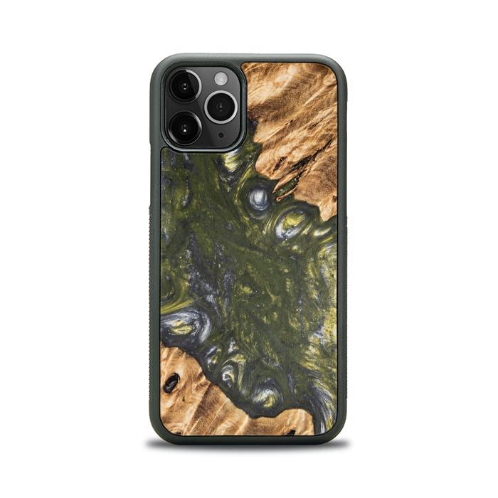 iPhone 11 Pro Handyhülle aus Harz und Holz - SYNERGY#A107
