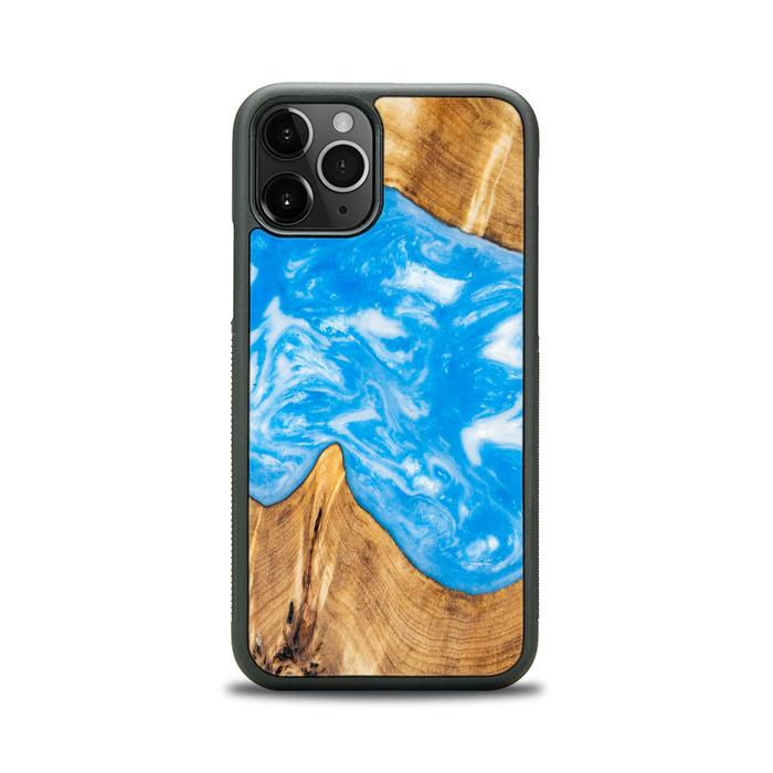 iPhone 11 Pro Handyhülle aus Harz und Holz - SYNERGY#A26