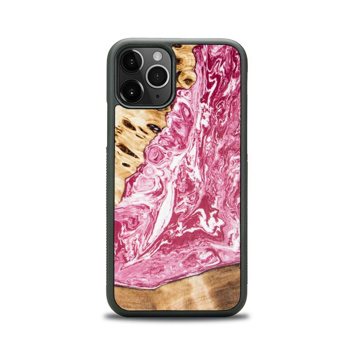 iPhone 11 Pro Handyhülle aus Harz und Holz - SYNERGY#A99