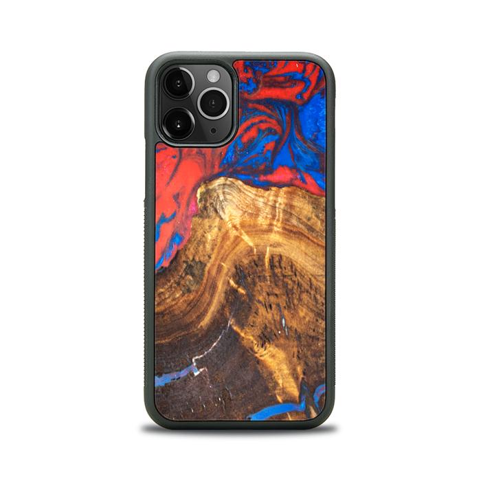 iPhone 11 Pro Handyhülle aus Harz und Holz - SYNERGY#B31