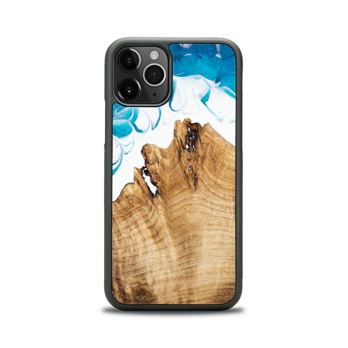 iPhone 11 Pro Handyhülle aus Harz und Holz - SYNERGY#C41