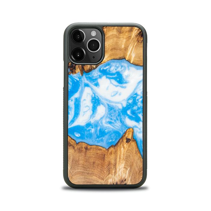 iPhone 11 Pro Handyhülle aus Harz und Holz - Synergy#A34