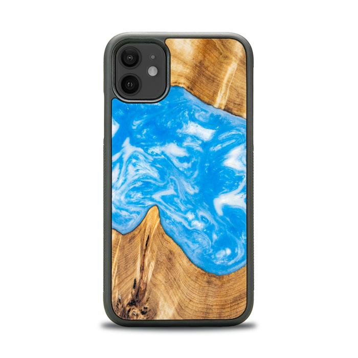 iPhone 11 Handyhülle aus Harz und Holz - SYNERGY#A26