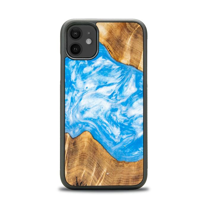 iPhone 11 Handyhülle aus Harz und Holz - SYNERGY#A28