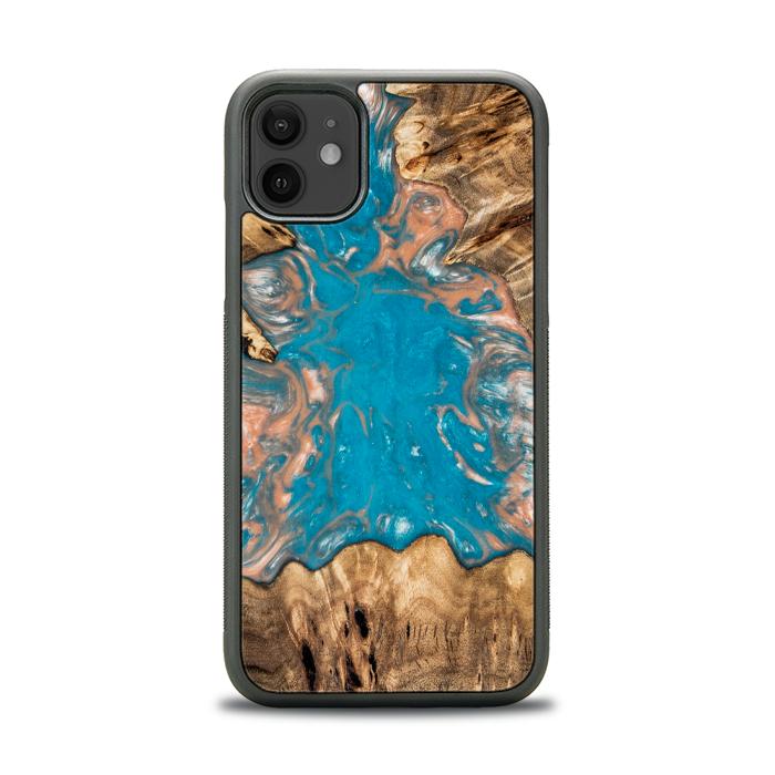 iPhone 11 Handyhülle aus Harz und Holz - SYNERGY#A97