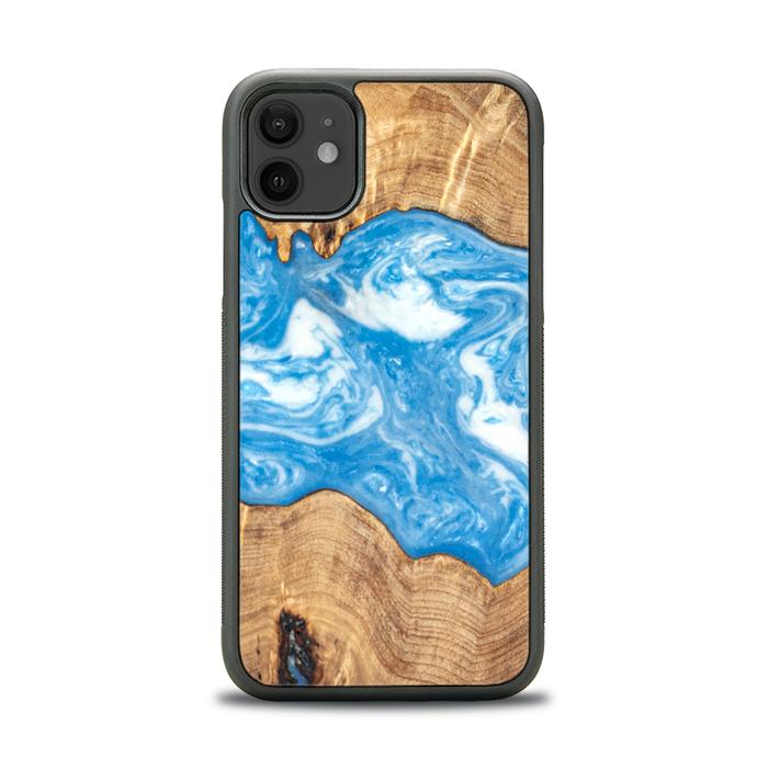 iPhone 11 Handyhülle aus Harz und Holz - SYNERGY#B03