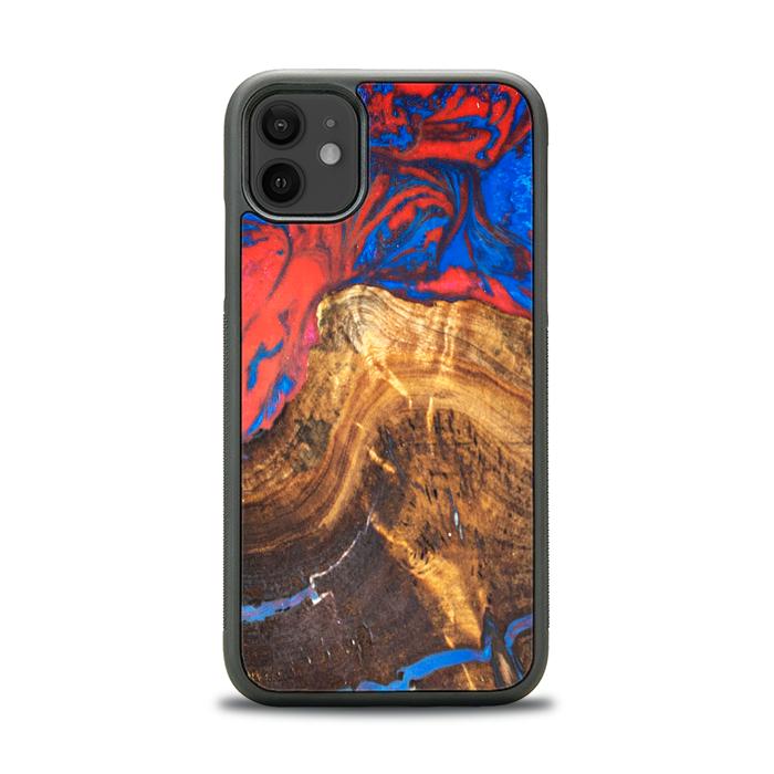 iPhone 11 Handyhülle aus Harz und Holz - SYNERGY#B31