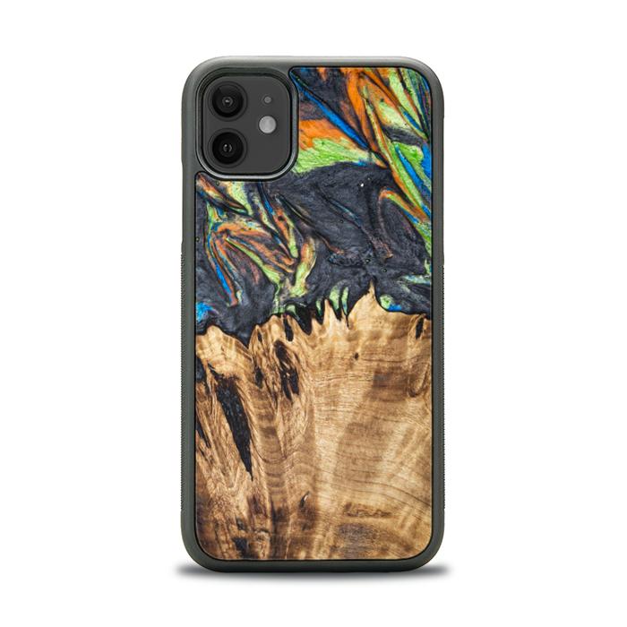 iPhone 11 Handyhülle aus Harz und Holz - SYNERGY#C22